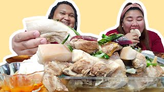 KILLER PORK SINIGANG MUKBANG [upl. by Assillim765]