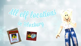 All elf locations in Bloxburg 2022 elf hunt  December 27th  Ally’s Koala’s Gamez [upl. by Oreves]