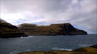 Tjornuvik and surrounding cliffs from Eysturoy  Faroe Islands [upl. by Sonaj]