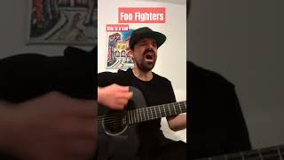 This Is A Call  Foo Fighters Cover foofighters davegrohl [upl. by Oettam575]