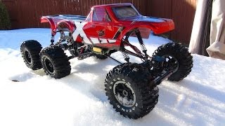 RC ADVENTURES  SLUSHY Winter Play Day  Black Widow 4x4 amp Exceed RC 6x6 [upl. by Batory351]