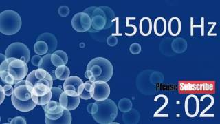 Pure 15000 Hz Tone 5 m [upl. by Eecram]