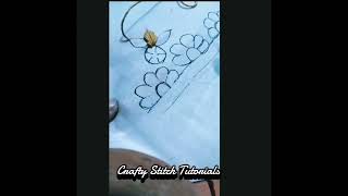 Easy tutorial of hand stitchexplore stitch trending love handstitch handmade [upl. by Drofyar667]