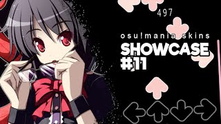 osu mania pl0x Skins and Others  osumania skins showcase 11 [upl. by Ludwog630]