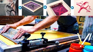 Screen Printing A to Z ।। Step by Step Process of Screen Printing [upl. by Gaston229]