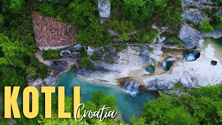 Kotli  where waterfalls meet watermills in Istria Croatia [upl. by Snevets417]