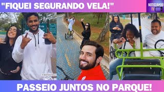 EXBBBS PASSEIAM JUNTOS NO PARQUE EM SÃO PAULO [upl. by Esej454]