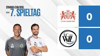 Stimmen zum Spiel FC StadeLausanneOuchy  FC Wil 1900 [upl. by Paolina]