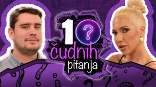 10 ČUDNIH PITANJA Jovana Jeremić  Ja sam simbol moći moj sledeći muž će imati sve S02E10 [upl. by Lenora51]