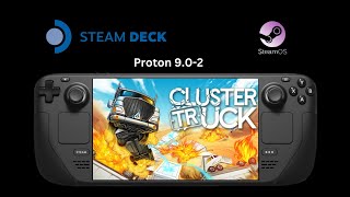 Clustertruck  Steam Deck Gameplay  Truck Platformer [upl. by Hnid]