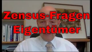 Zensus 2022  die Fragen für die Eigentümer [upl. by Emmalee]