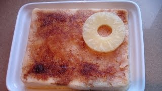 Postres fáciles rápidos caseros y económicos Bizcocho de piña [upl. by Ellenoj]