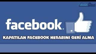 Facebook Hesabım Kapatıldı Nasıl Açabilirim 2018 [upl. by Torrey154]