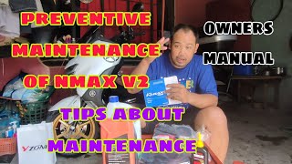 YAMAHA NMAX V2 COMPLETE GUIDE ON TIPS AND MAINTENANCE  YAMAHA NMAX V2 TIPS AND MAINTENANCE [upl. by Ezalb]