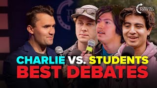 Charlie Kirks BEST College Student DEBATES 👀🔥  ULTIMATE Compilation [upl. by Armil636]