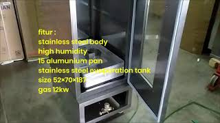 MESIN PENGEMBNAG ROTI GAS PROOFER GETRA GP15 [upl. by Attem]