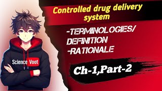 Controlled drug delivery system Terminologies and Rationale  Unit1 B pharma 7th semester [upl. by Engvall]