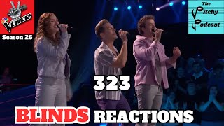 323 Blind Auditions Reaction from Season 26 of NBCs The Voice [upl. by Uball]