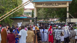 Dont Sign The Budget Residents In Tanariver Protest Against Countys 2024 Budget Over Bursary Fund [upl. by Ariaec469]