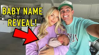 Official Baby LaBrant Name Reveal [upl. by Aicirtac974]