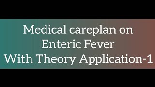 Case study on Enteric Fever careplan casepresentation casestudy nursing gnm bsc subscribe☺️ [upl. by Ekrub]