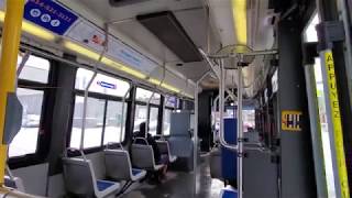 Bus ride on the 99 Villeray route after a snowstorm [upl. by Dud]