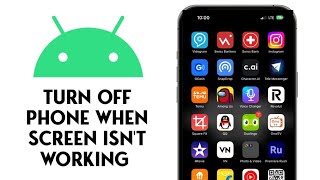 How To Turn Off Phone When Screen Isnt Working [upl. by Nimref]