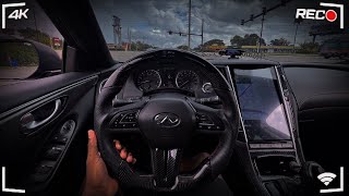 MIDDAY POV DRIVE IN MY MURDERED OUT Q50S last day in Kissimmee [upl. by Airbas309]