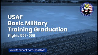 USAF Basic Military Training Graduation Ceremony Flights 553568  September 5 2024 [upl. by Boylan]