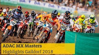 ADAC MX Masters Highlights Gaildorf 2018 [upl. by Myrlene]