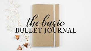 Basic DIY Bullet Journal  Solid Pages Pockets and Dot Grid [upl. by Annim311]