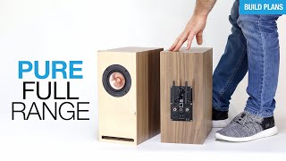 Building a FullRange Bookshelf  Desktop Monitor Speaker  by SoundBlab [upl. by Mendy]