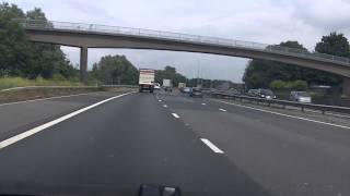 M5 North J19 Portishead and Gordano Services [upl. by Attiuqram]