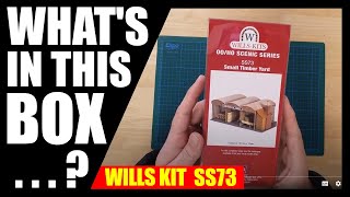 371  Wills kits SS73 Small Timber Yard  OO gauge [upl. by Anehs]