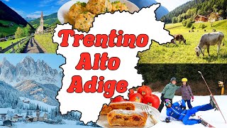 🍎🏔🎿 IL TRENTINO ALTO ADIGE  Le Regioni dItalia Geografia 📚🌍 [upl. by Adnema443]