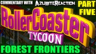 WATER PARK  Rollercoaster Tycoon  Forest Frontiers Part 5 [upl. by Bethel]