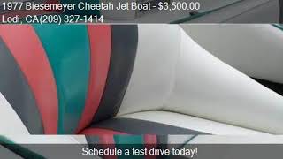 1977 Biesemeyer Cheetah Jet Boat for sale in Lodi CA 95240 [upl. by Aneehsirk]