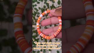 ✨ Orange Dreamsicle 🍊✨claybeadbracelets [upl. by Rizas]