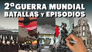 Segunda Guerra Mundial Batallas y episodios [upl. by Haya]