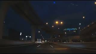 Night drive on the Shuto ExpresswayLow speed夜の首都高低倍速 [upl. by Natsuj]