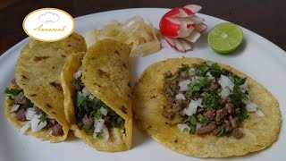 Como hacer tacos de bistec [upl. by Infield]