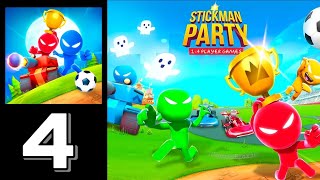 Stickman Party  Random Funny Minigames Part 4 Gameplay AndroidiOS [upl. by Grega]