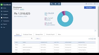 QuickBooks Payroll Software Demo [upl. by Aihsenet401]