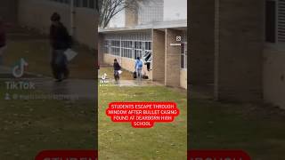 Students escape through window after lock down [upl. by Thompson537]