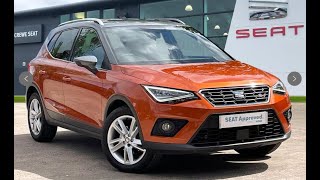 Approved Used SEAT Arona 10 TSI FR Euro 6 ss 5dr  Crewe SEAT amp CUPRA [upl. by Enyamart185]