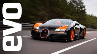 Bugatti Veyron Grand Sport Vitesse  world record top speed  evo DIARIES [upl. by Cassil326]