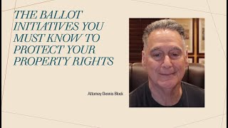 Ballot Initiatives You Need To Know To Protect Your Property [upl. by Adelle579]