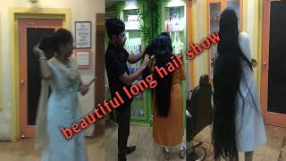 beautiful long hair show and comingdev hairstylistlong hair playhair play [upl. by Egon786]