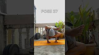 Day 37 of 100  Omkarasana Yoga pose  Om Pose yoga  100 Day 100 Pose ashtangayoga [upl. by Beeson]