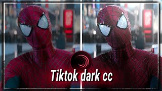 tiktok dark cc tutorial  Alight motion Preset [upl. by Nivets91]